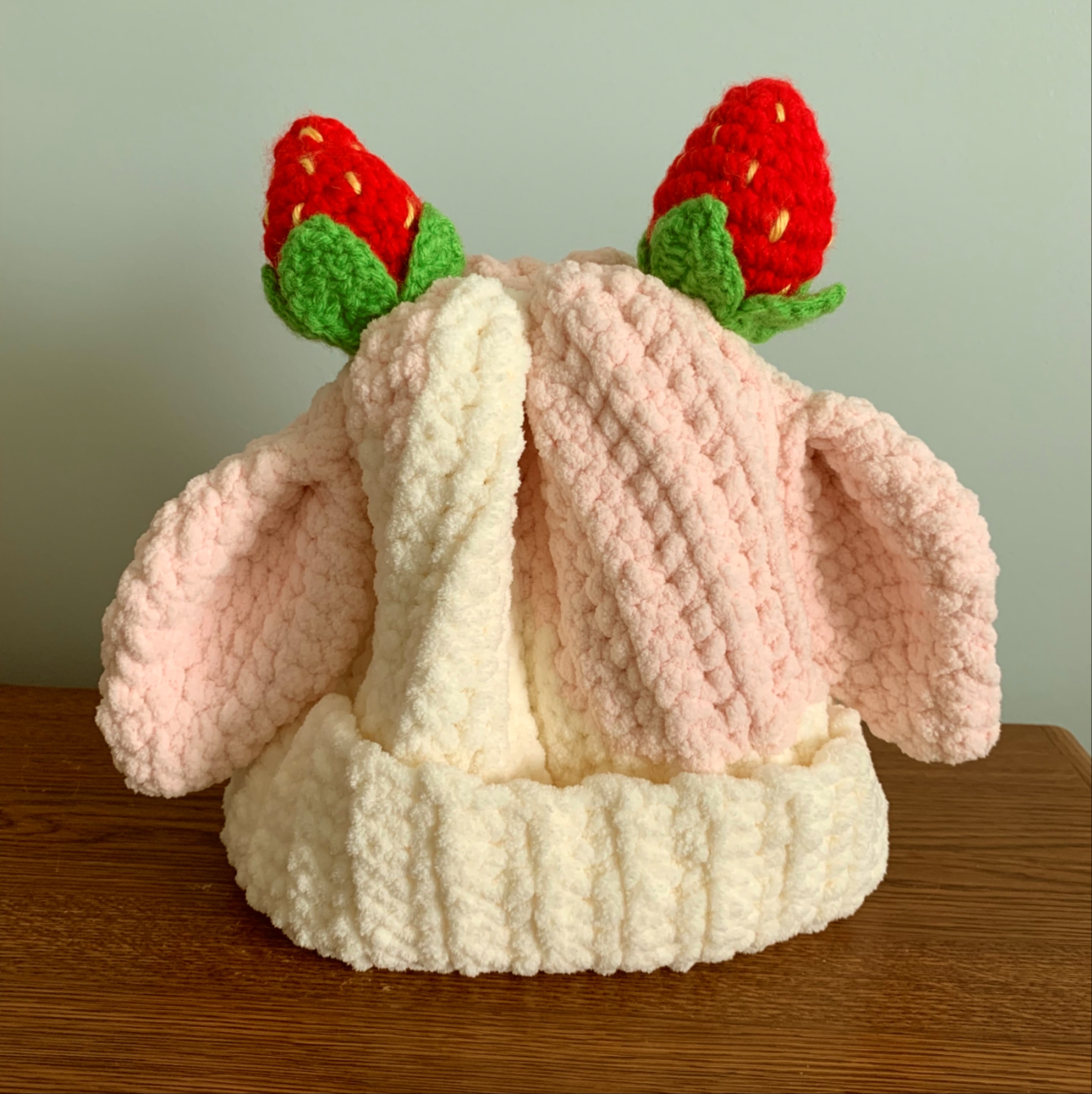Strawberry Milk Cow Hat